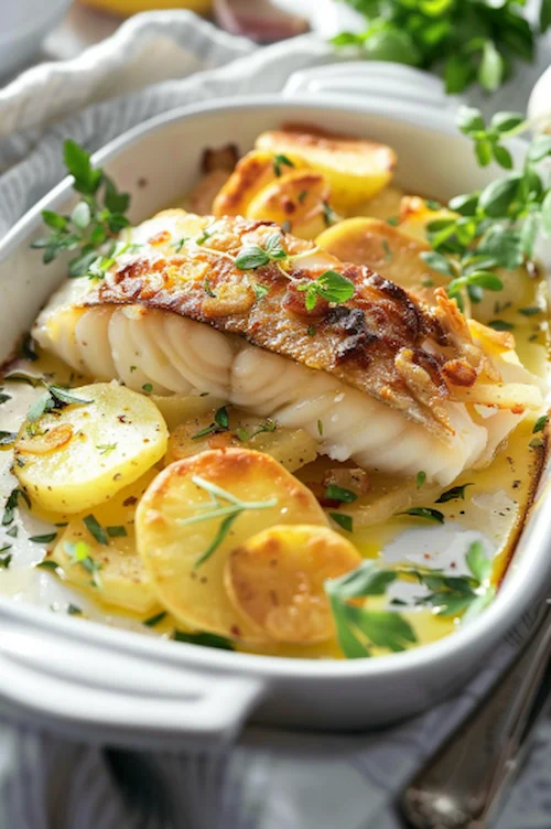 Bacalao al horno con patatas: ¡una receta deliciosa!