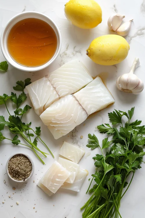 ingredientes Bacalao al horno marinado con miel